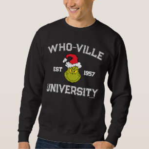 Sudadera Grinch Universidad de Who-ville Establecida en 1