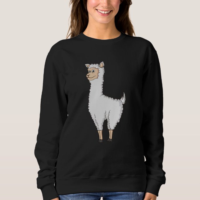 Sudadera Grinning Llama (Anverso)
