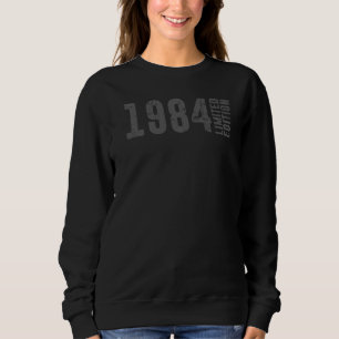 Sudadera Gris angre angustiado y nacido en 1984