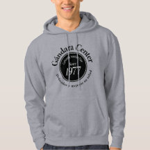 Sudadera gris básica de los hombres