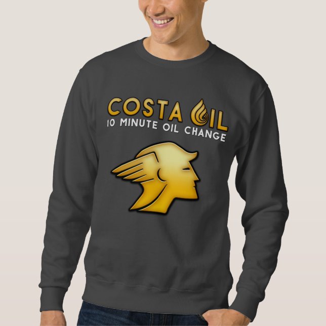 Sudadera Gris de la camiseta de Costa Crew (Anverso)
