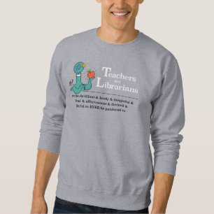 Sudadera Gris de los maestros de palomas y bibliotecarios