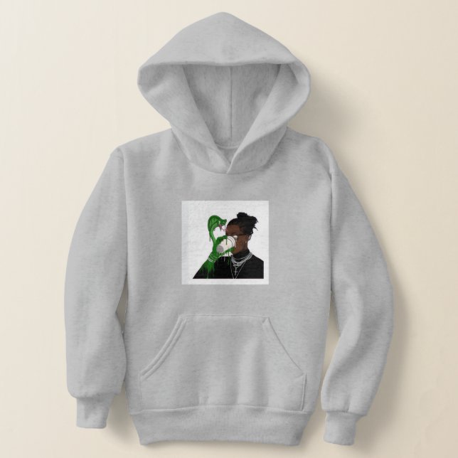 Sudadera Gris Slatt Young Thug Para Niños y Adoles (Distribución )