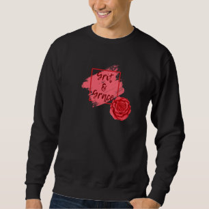Sudadera Grit Y Grace Positive Citas Cristianas W