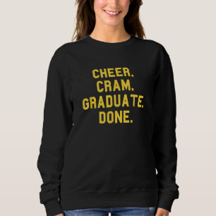 Sudadera Gritar Atiborrar Graduado Hecho Porrista Día Fan