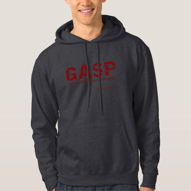 Sudadera Grito de Asombro-TEXTO-Sudadera con capucha (Anverso)