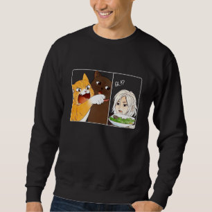 Sudadera Gritos De Gato A Una Mujer Meme Navidades Para Hom
