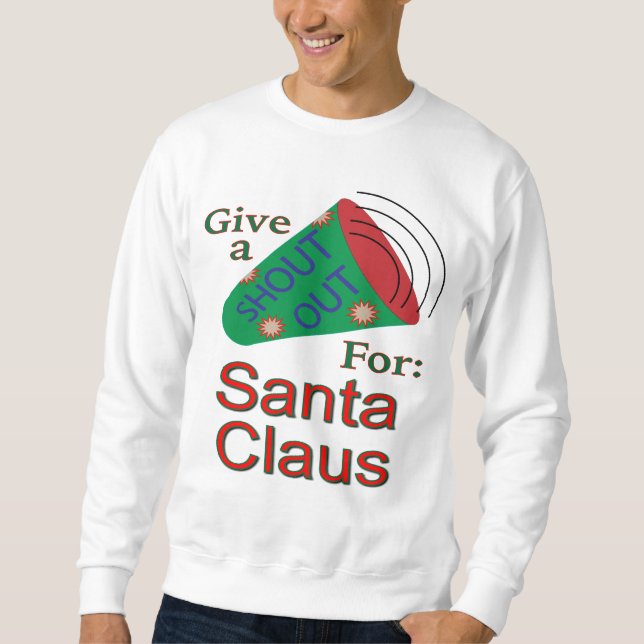 Sudadera Gritos para Santa Claus (Anverso)