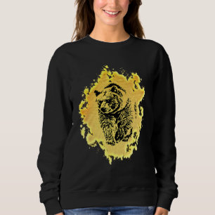 Sudadera Grizzlies Bear Grizzlies Motif Predator Bears Fore