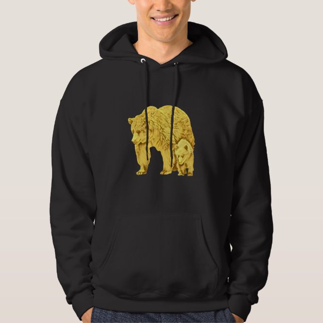 Sudadera Grizzly Bear Grizzlies Predator Bears Forest Anima (Anverso)