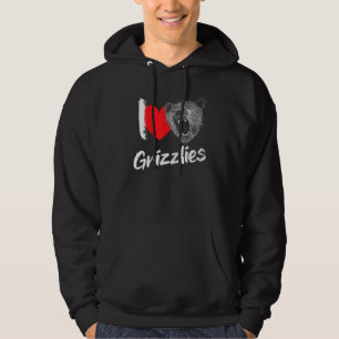 Sudadera Grizzly Bear Tee Para Mujeres Hombres Mamá Papá He