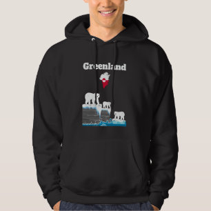 Sudadera Groenlandia Polar Bears Sea Cliffs mamáes de bande