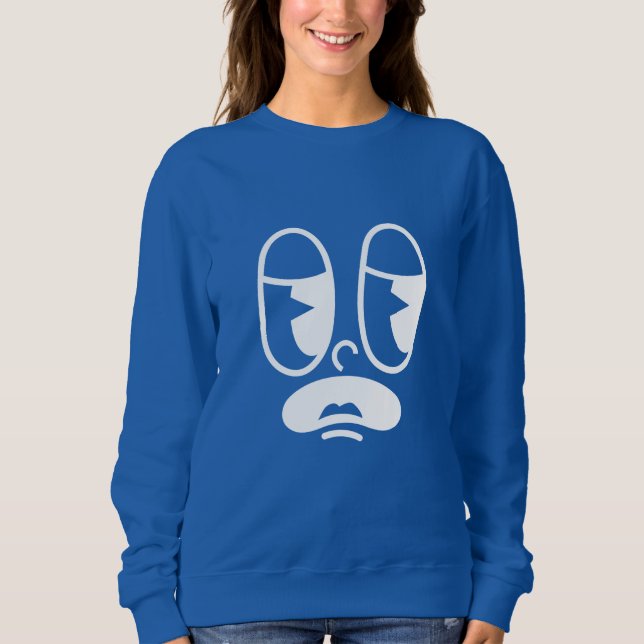 Sudadera Groggy Glitch Face (Anverso)