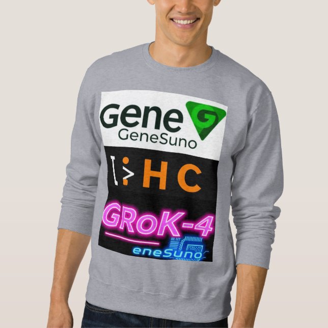 Sudadera Grok4 Inteligencia artificial Gene Suno T-Shirt (Anverso)