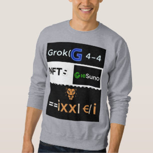 Sudadera Grok4 Inteligencia artificial perfecta Idea Camise