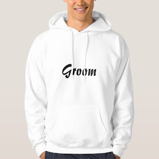 Sudadera Groom hoodie (Anverso)