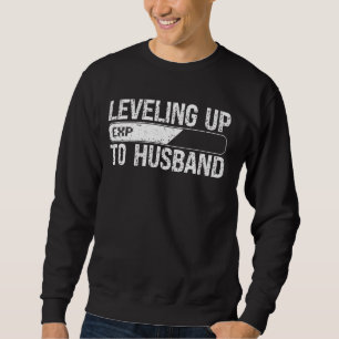 Sudadera Groom Recién Casado Con Gamer Levantado A Hu