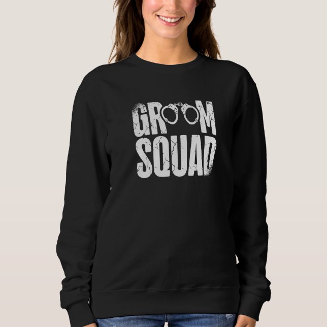 Sudadera Groom Squad Groomsmen Wedding Bachelor Party (Anverso)