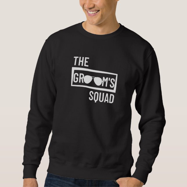 Sudadera Groom's Squad Wedding Best Man Bachelor Party Groo (Anverso)