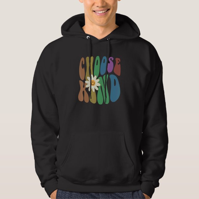 Sudadera Groovy CHOOSE KIND Retro Anti Bullying Choose Kind (Anverso)