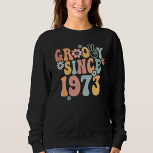 Sudadera Groovy Desde 1973: Paz Para El Vintage Partido De