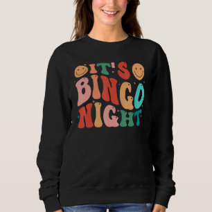 Sudadera Groovy Es Noche de Bingo  Jugadora de Bingo Mujer