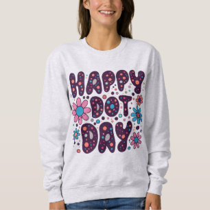 Sudadera Groovy Floral Happy Dot Day