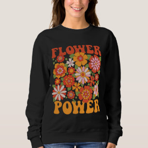 Sudadera Groovy Flower Power Graphic
