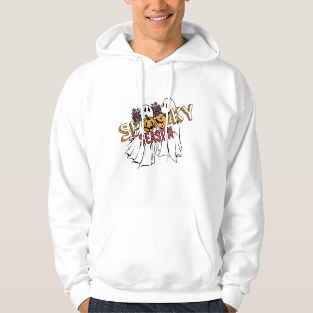 Sudadera Groovy Ghost - Temblorosa temporada (Anverso)