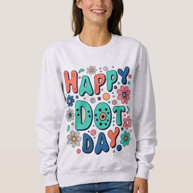 Sudadera Groovy Happy Dot Day (Anverso)