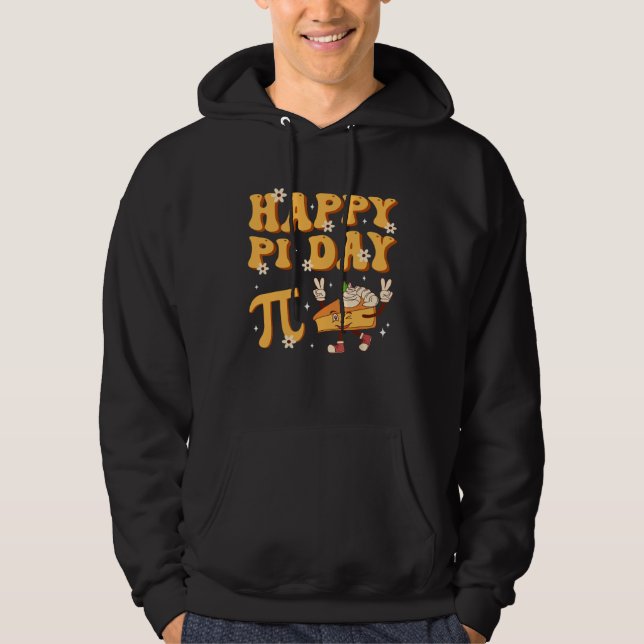 Sudadera Groovy Happy Pi Day Mathematics Math Teacher Pi Da (Anverso)