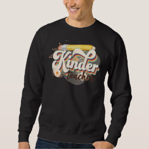 Sudadera Groovy Hippy Kinder Profesora Enseñar amor Inspire