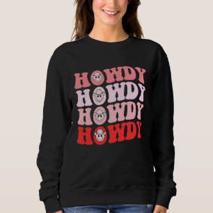 Sudadera Groovy Howdy Rodeo Western País del Sur Vaquera