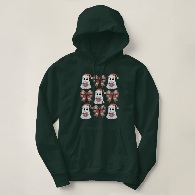 Sudadera Groovy Navidades Ghost Y Coquette (Diseño del anverso)