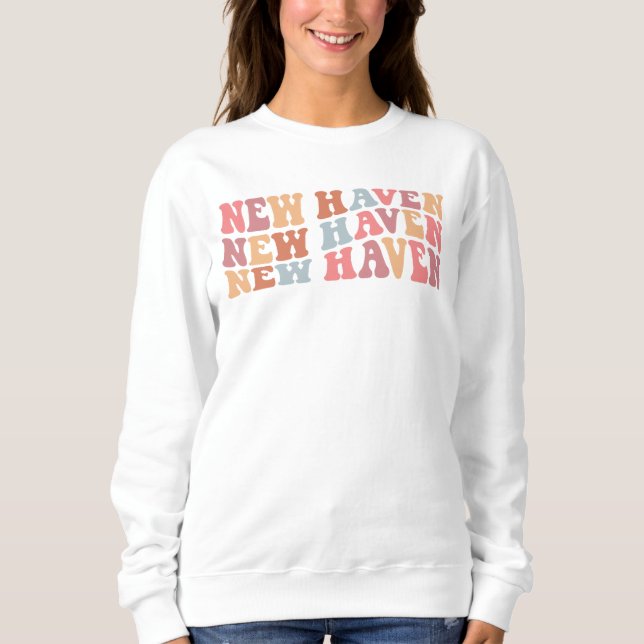 Sudadera Groovy New Haven Sweatshirt por @SupNewHaven (Anverso)