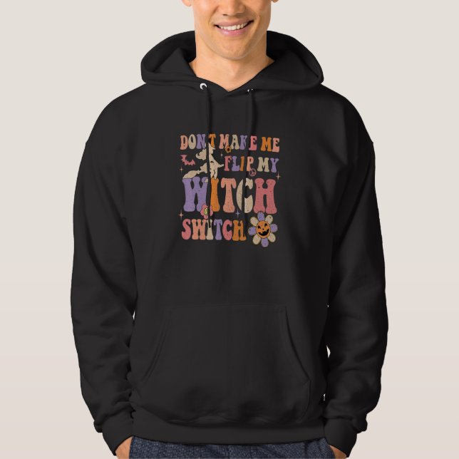 Sudadera Groovy no me hagas voltear mi hallowee del cambio  (Anverso)