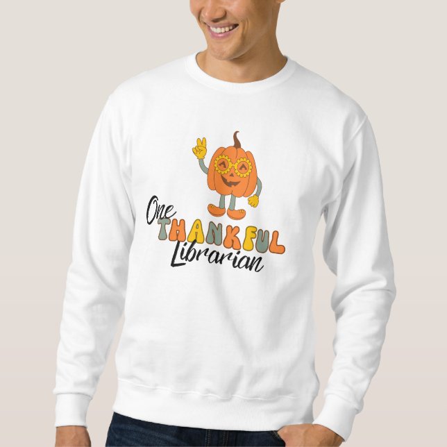Sudadera Groovy One Thankly Librarian (Anverso)
