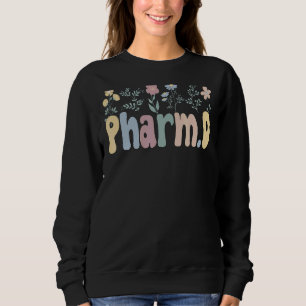 Sudadera Groovy Pharmd Flowers Médica De Farmacia 1