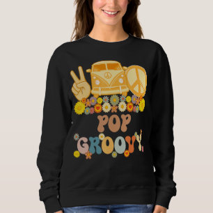 Sudadera Groovy Pop Hippie Peace Retro Familia Fiesta