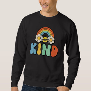 Sudadera Groovy Rainbow Bee Be Kind Unity Day Anti bullying