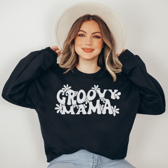 Sudadera Groovy regalo para mamá del día de la madre (Subido por el creador)