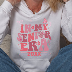 Sudadera Groovy Retro High School Senior Era Fecha