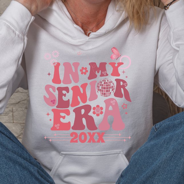 Sudadera Groovy Retro High School Senior Era Fecha (Subido por el creador)