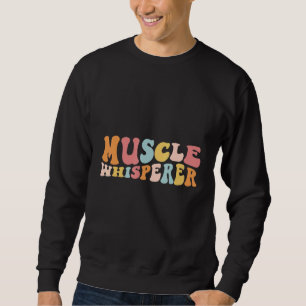 Sudadera Groovy Retro Muslo Whisperer Terapia de Masaje