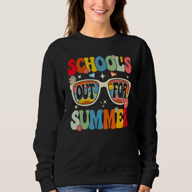 Sudadera Groovy School s Out For Summer (Anverso)
