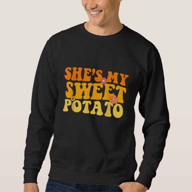 Sudadera Groovy She's My Sweet Potato I YAM Couple's Matchi (Anverso)