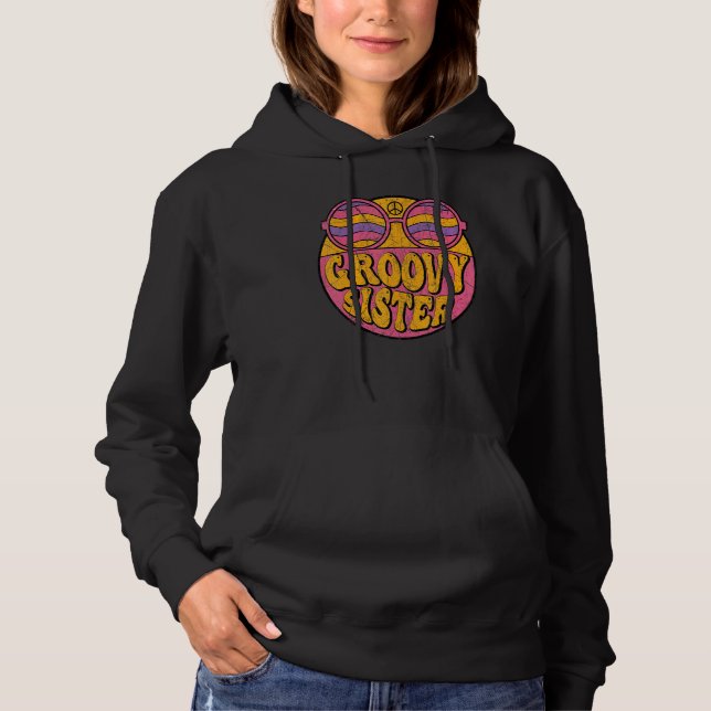 Sudadera Groovy Sister 70s Aesthetic Nostalgia 1970's Retro (Anverso)