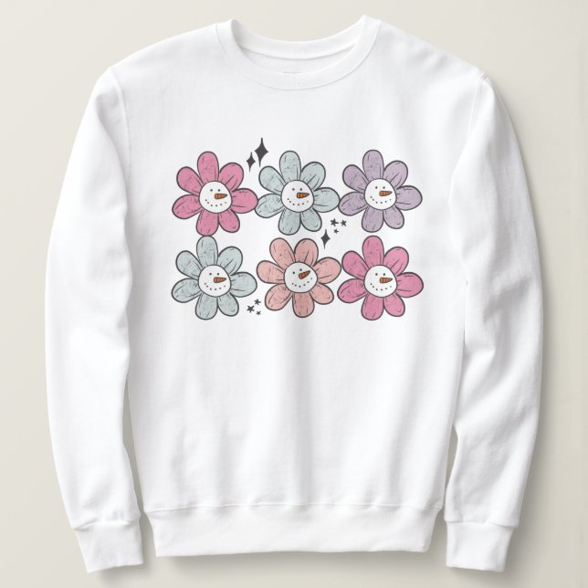 Sudadera Groovy Snowmen (Anverso del diseño)