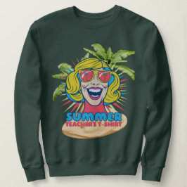 Sudadera Groovy Summer Vibes Smiley Tee para profesores