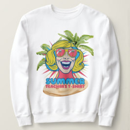 Sudadera Groovy Summer Vibes Smiley Tee para profesores